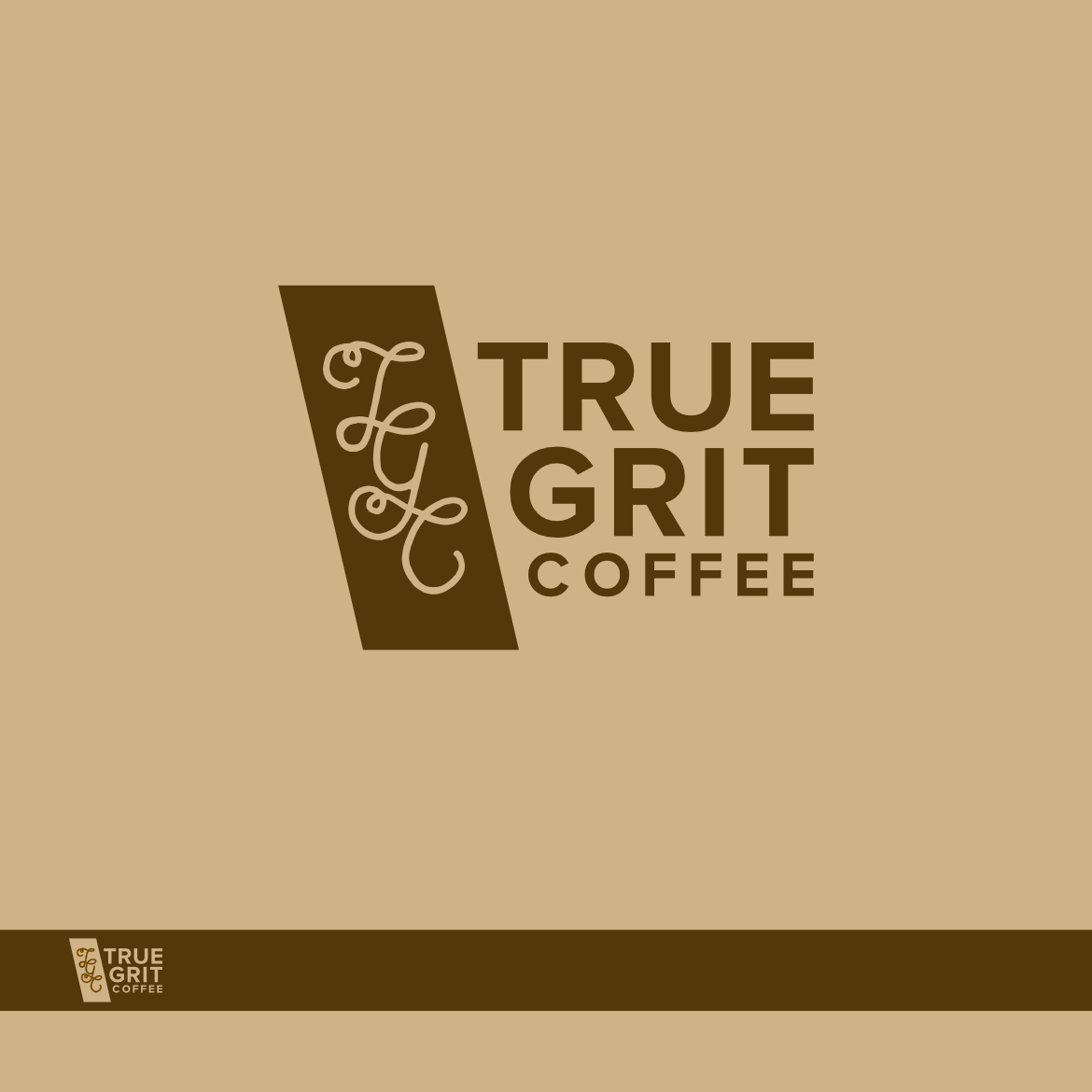 Logo Design by Maestral for True Grit Coffee | Design #8019401