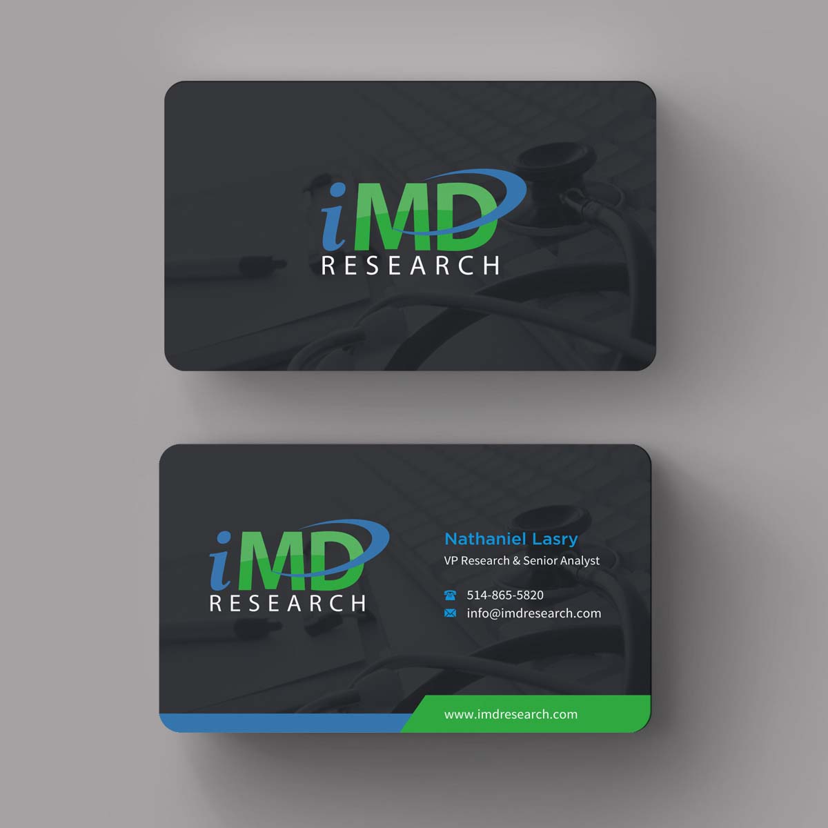 Business Card Design by INDIAN_Ashok for iMD Research | Design #7981886