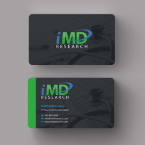 Diseño de Tarjeta de Presentación por INDIAN_Ashok para iMD Research | Diseño: #7981888