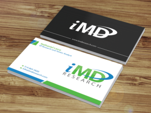 Business Card Design by Creations Box 2015 for iMD Research | Design: #7940025