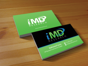 Business Card Design by Creations Box 2015 for iMD Research | Design: #7940034