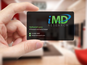 Business Card Design by Creations Box 2015 for iMD Research | Design: #7940035