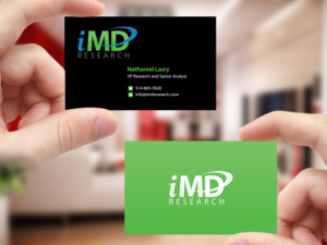 Business Card Design by Creations Box 2015 for iMD Research | Design: #7940037