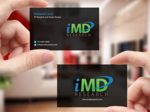Business Card Design by Creations Box 2015 for iMD Research | Design: #7940040