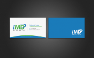 Business Card Design by chandrayaan.creative for iMD Research | Design: #7939407