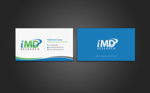 Business Card Design by chandrayaan.creative for iMD Research | Design: #7939409