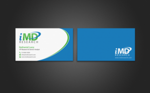 Business Card Design by chandrayaan.creative for iMD Research | Design: #7939412