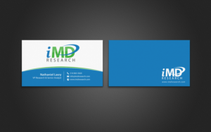Business Card Design by chandrayaan.creative for iMD Research | Design: #7939413