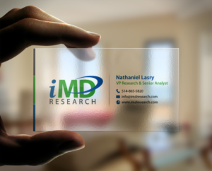 Business Card Design by chandrayaan.creative for iMD Research | Design: #7939428