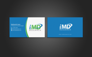 Business Card Design by chandrayaan.creative for iMD Research | Design: #7939429