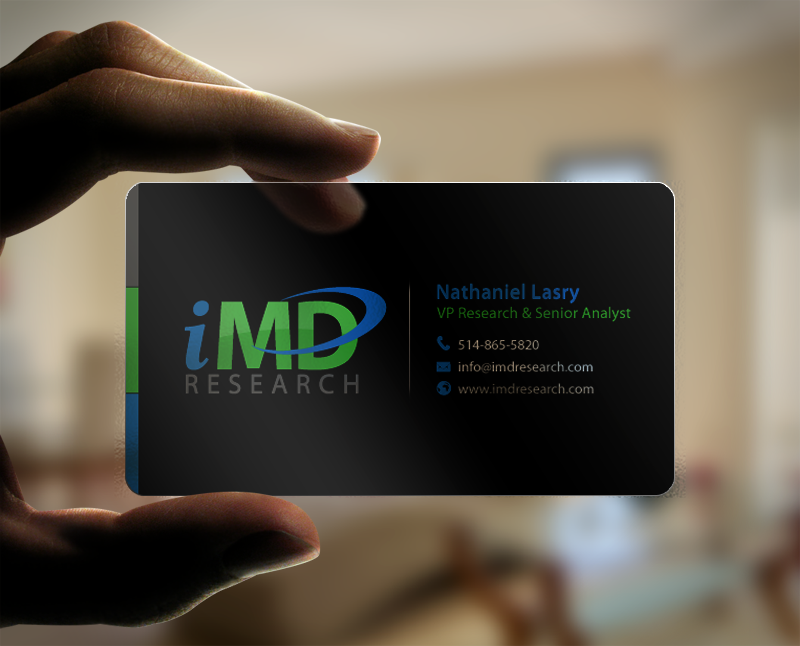Business Card Design by chandrayaan.creative for iMD Research | Design #8473058