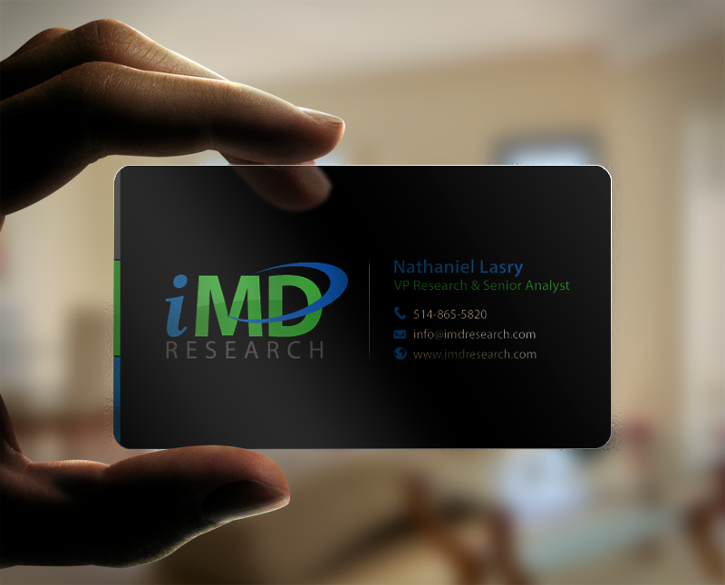 Business Card Design by chandrayaan.creative for iMD Research | Design #8473059