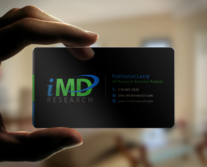 Business Card Design by chandrayaan.creative for iMD Research | Design: #8473059