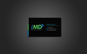 Business Card Design by chandrayaan.creative for iMD Research | Design: #8473060