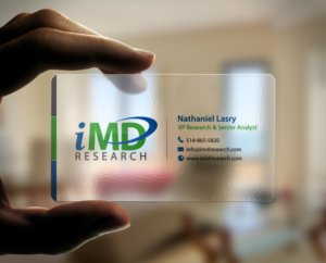 Business Card Design by chandrayaan.creative for iMD Research | Design: #8473061