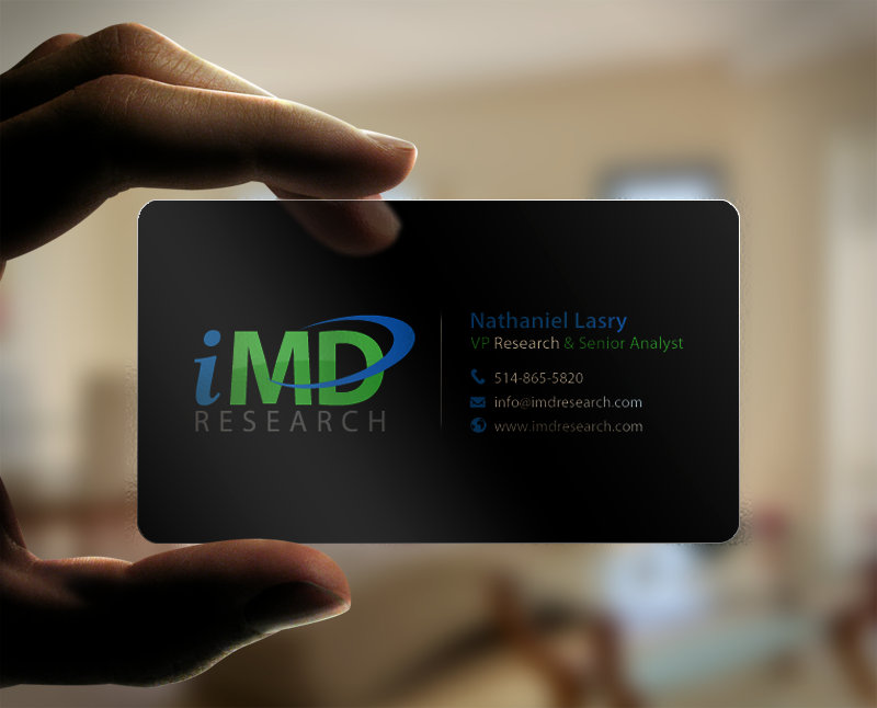 Business Card Design by chandrayaan.creative for iMD Research | Design #8530426