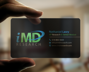 Business Card Design by chandrayaan.creative for iMD Research | Design: #9176251