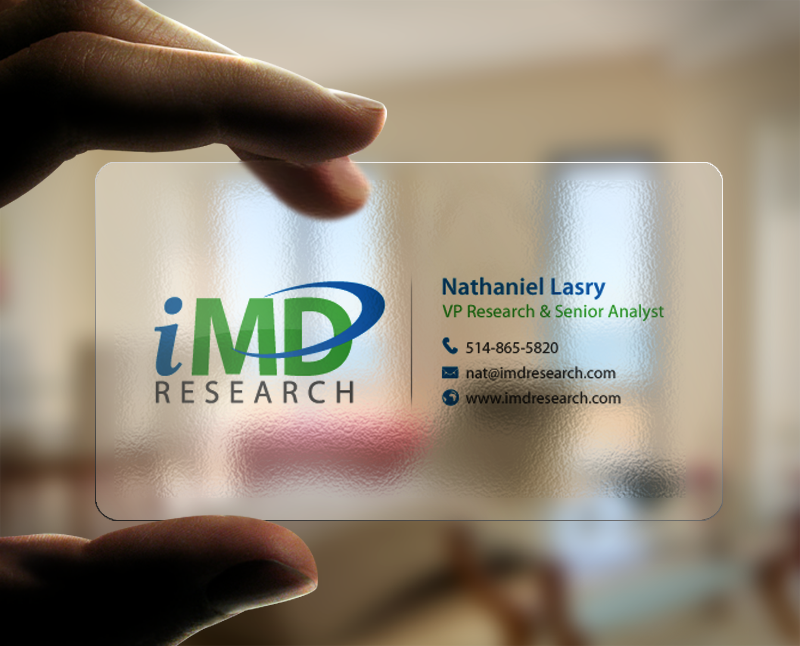 Business Card Design by chandrayaan.creative for iMD Research | Design #9219038