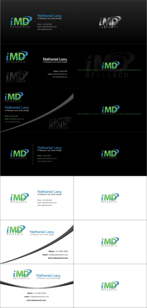 Business Card Design by Cahya Dwi for iMD Research | Design #7956410