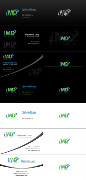 Business Card Design by Cahya Dwi for iMD Research | Design: #7956412