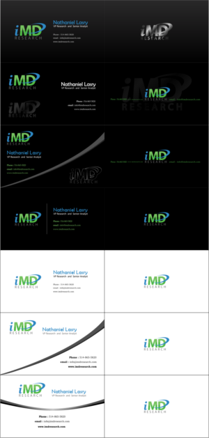 Business Card Design by Cahya Dwi for iMD Research | Design: #7956413