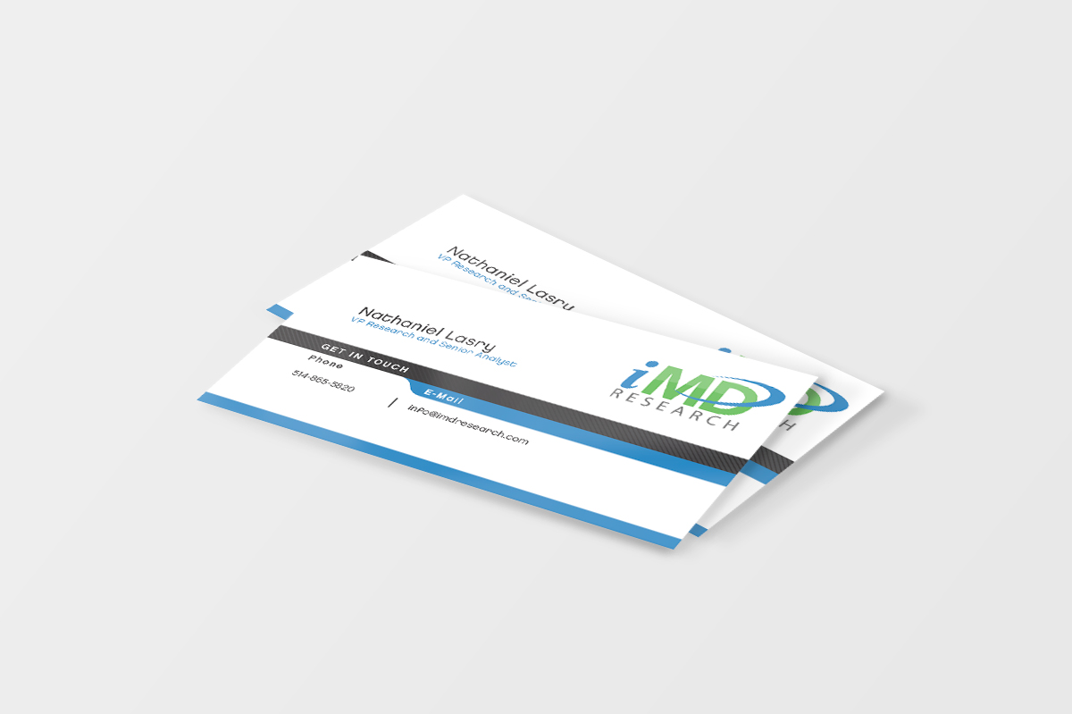 Business Card Design by isabel.paoli for iMD Research | Design #7941909