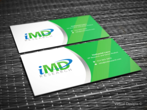 Business Card Design by SyncFuse™ Solutions for iMD Research | Design #8017893