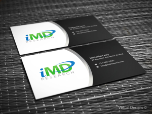 Business Card Design by SyncFuse™ Solutions for iMD Research | Design: #8018247