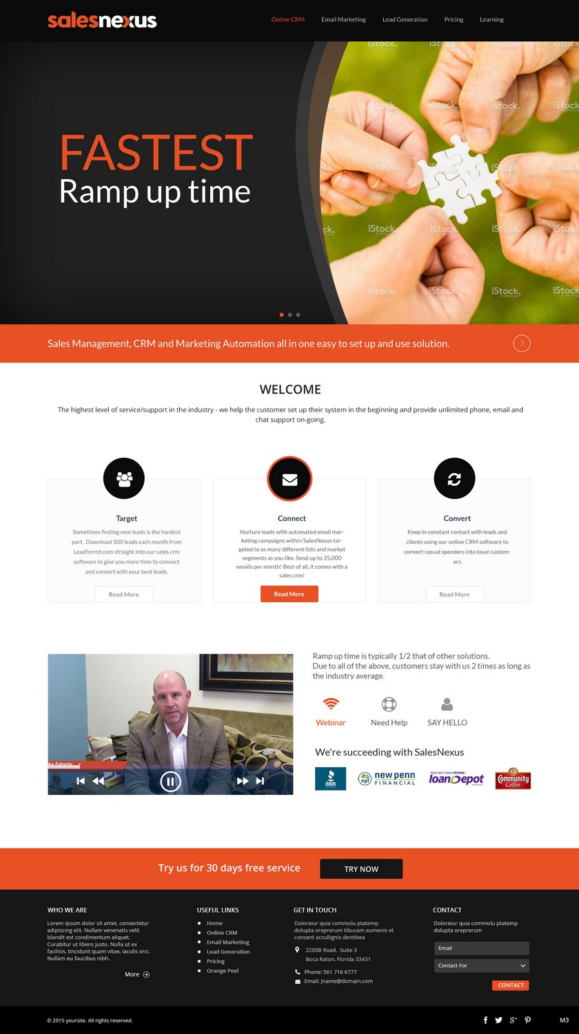 Web Design by pb for this project | Design #7951474