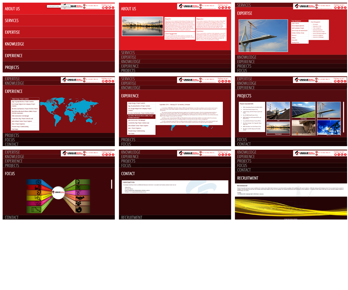 Diseño Web por Expedition1 para Unique Project Solutions | Diseño #1976303