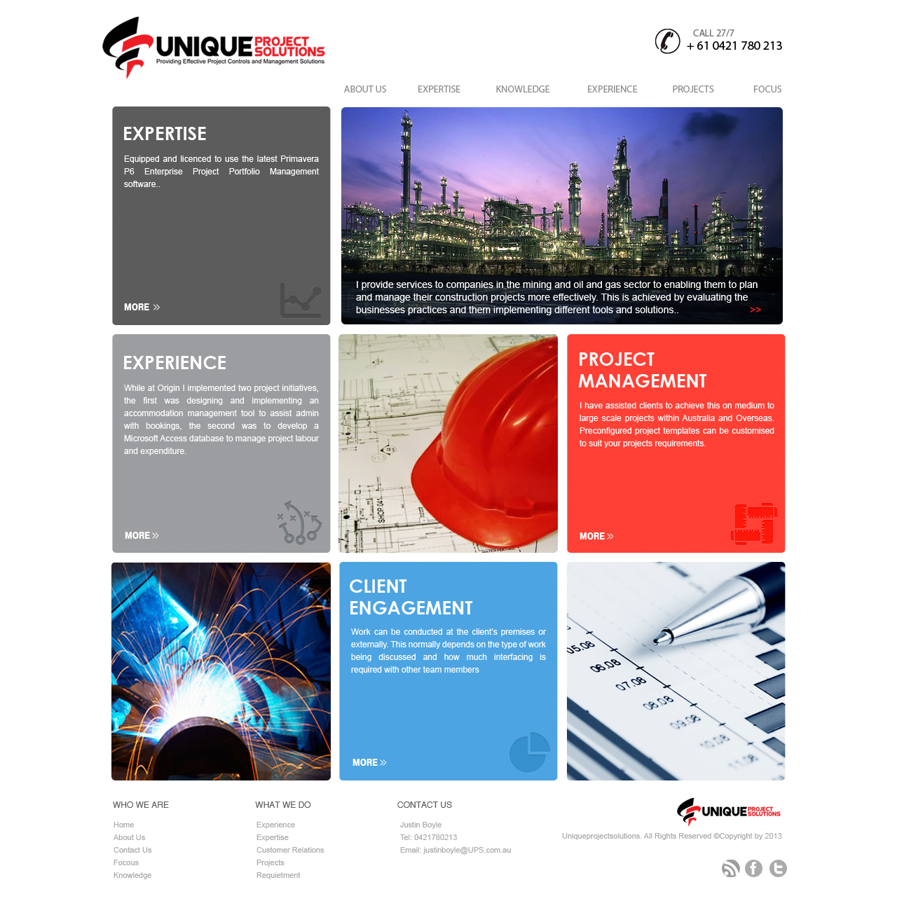 Web Design par Aan pour Unique Project Solutions | Design #1959911