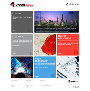 Web Design by Aan for Unique Project Solutions | Design #1959911