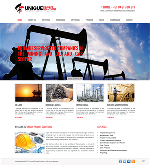 Web-Design von pb für Unique Project Solutions | Design: #1953043
