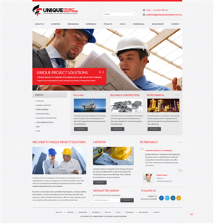Web-Design von pb für Unique Project Solutions | Design: #1953048