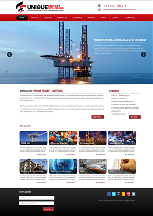 Web-Design von pb für Unique Project Solutions | Design: #1959014