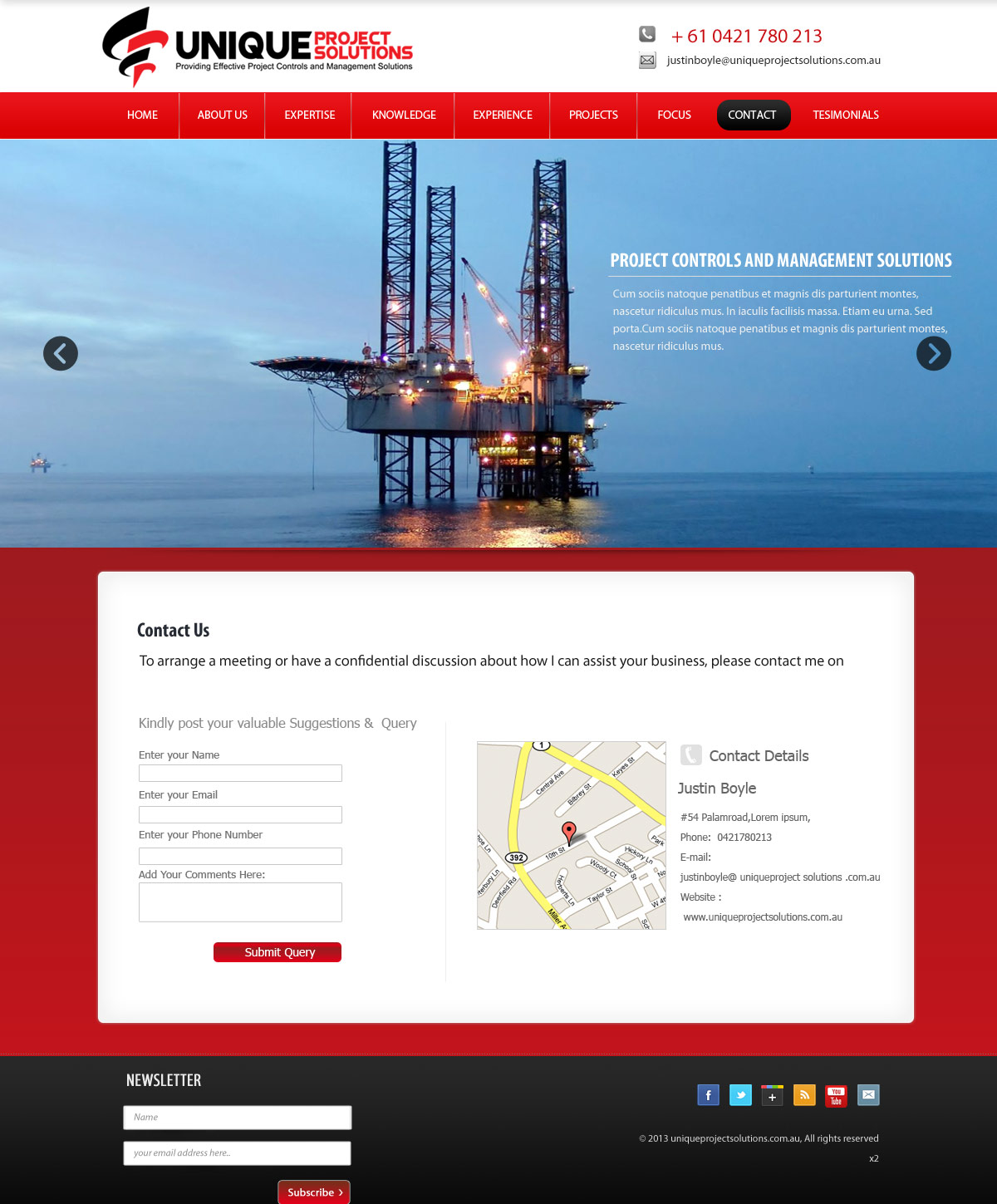 Web Design by pb for Unique Project Solutions | Design #1968197