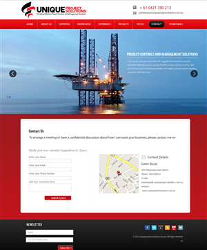 Web-Design von pb für Unique Project Solutions | Design: #1968197