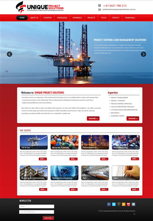 Web-Design von pb für Unique Project Solutions | Design: #1968198