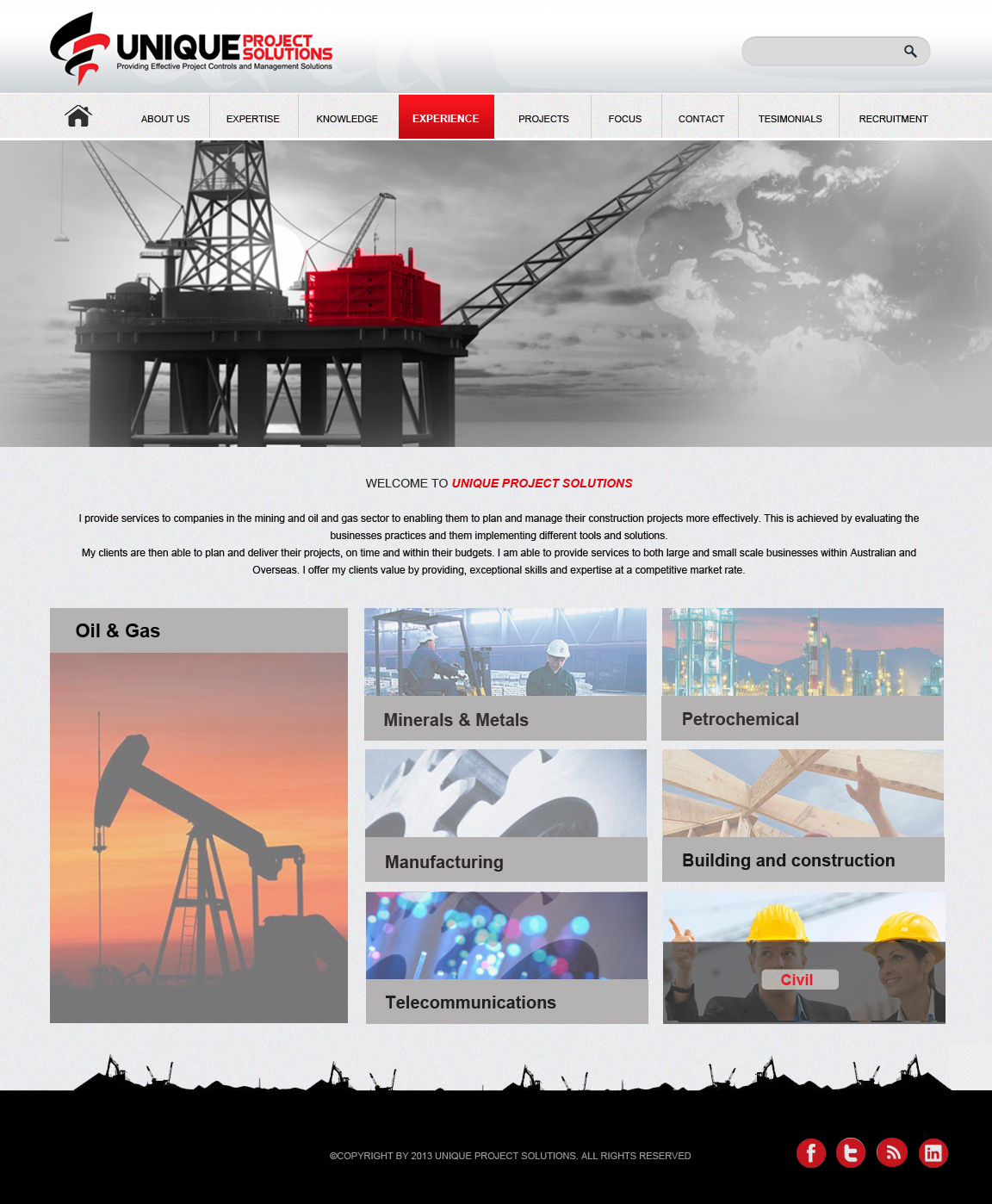 Web-Design von GK für Unique Project Solutions | Design #1948109