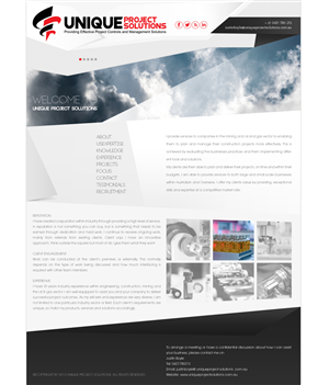 Web Design by studio-sfp.com for Unique Project Solutions | Design: #1948490