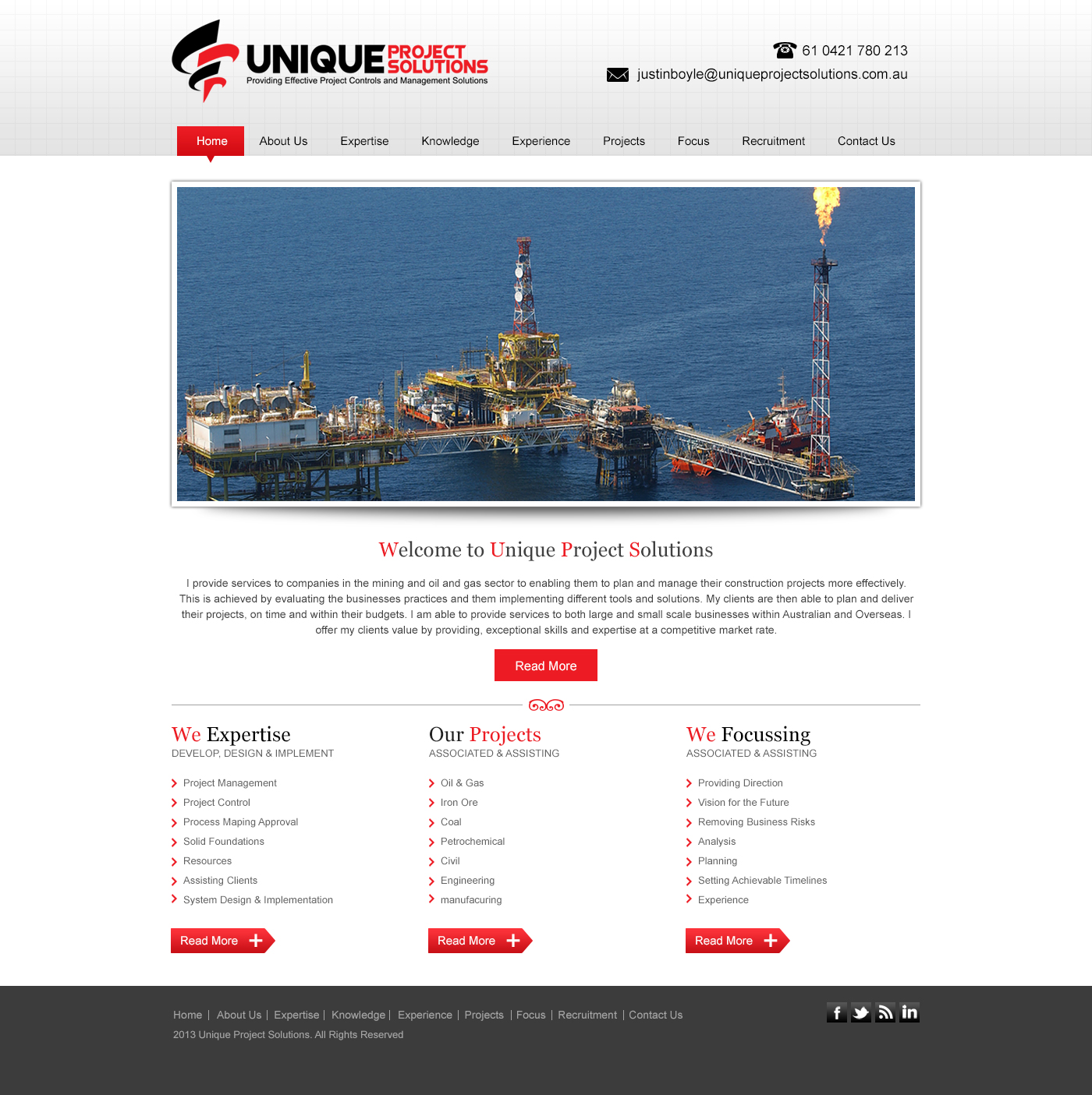 Web Design by Empireweb for Unique Project Solutions | Design #1952226