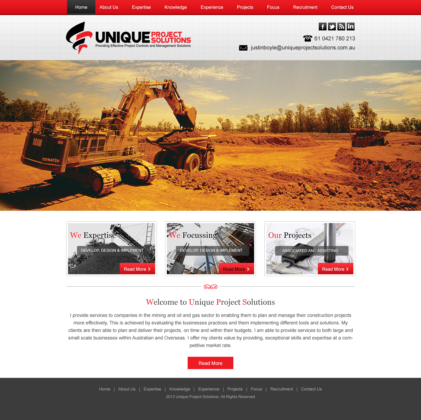 Web Design by Empireweb for Unique Project Solutions | Design #1952285