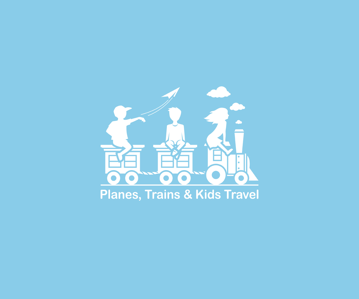 Logo Design by MoonFeather for Planes, Trains & Kids Travel  | Design #7943251