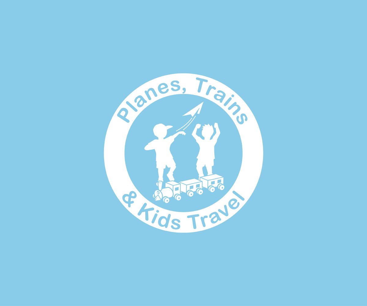Logo Design by MoonFeather for Planes, Trains & Kids Travel  | Design #7972622