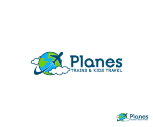 Logo Design by rendy cemix for Planes, Trains & Kids Travel  | Design #8006237