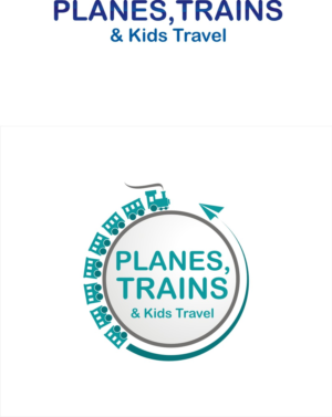 Logo Design by creative.bugs for Planes, Trains & Kids Travel  | Design: #7955606