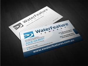 WaterFeature Company | Diseño de Tarjeta de Presentación por Atvento Graphics