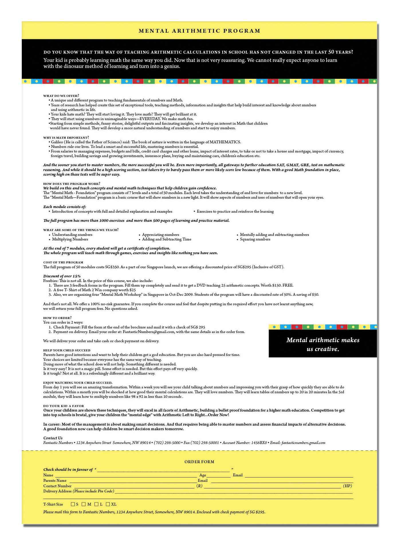 Diseño de Brochure por M.U. Designs para este proyecto | Diseño #14586