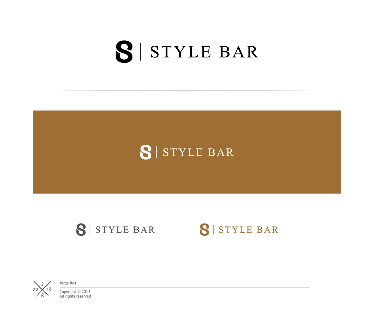 Logo Design by Jorge Ros for Style Bar | Design #1949297