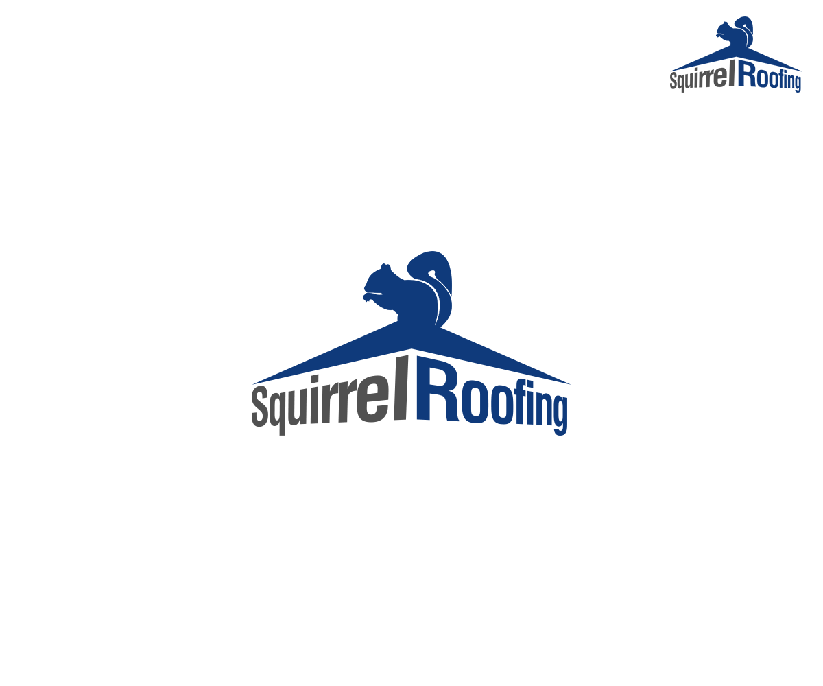 Logo Design by DEZIGN RABBIT for Squirrel Roofing | Design #7941394